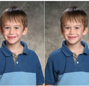 Grade School Package H.  2(5x7)s from 1 pose.